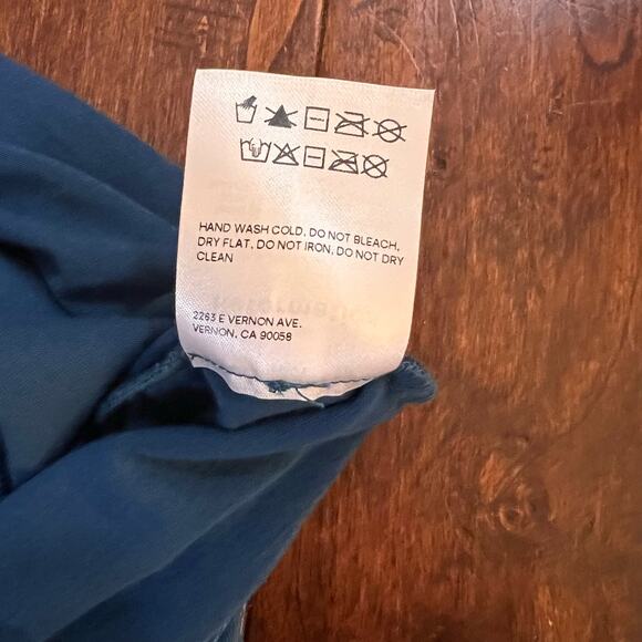 NWT REFORMATION Rylan Knit Two Piece Sleeveless Top Long Skirt Set Blue Size L - Picture 12 of 12